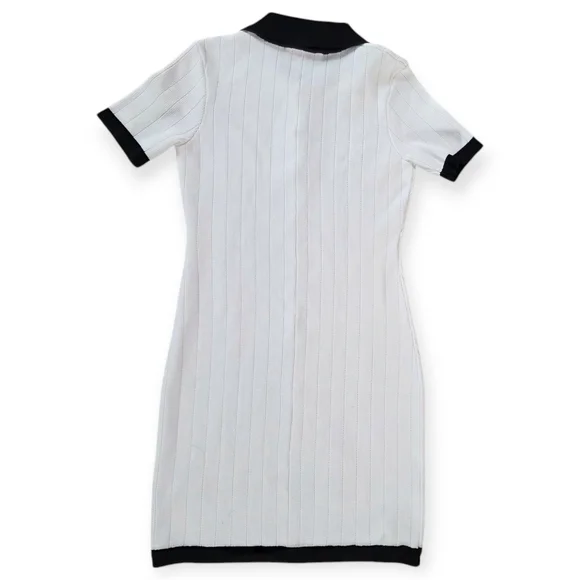 Anthropologie Endless Rose Polo Knit Mini Dress, Women's Size Medium - Picture 4 of 9